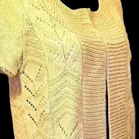 WORTHINGTON Womans TAUPE Knit ALL SEASON Open Front SHRUG Cardigan Sweater Med - Picture 4 of 7